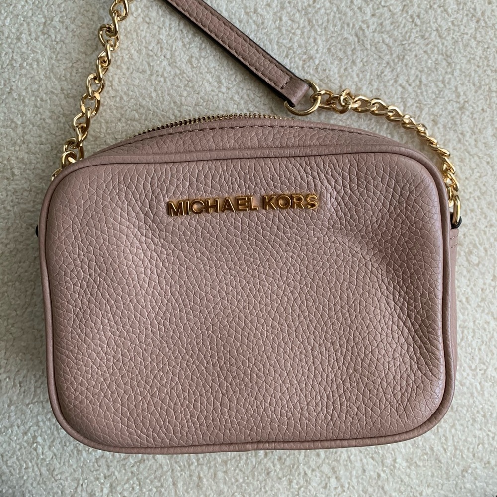 Jet Set Saffiano Leather Mini Crossbody